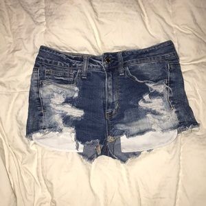 American Eagle Outfitters High Rise Shortie Shorts